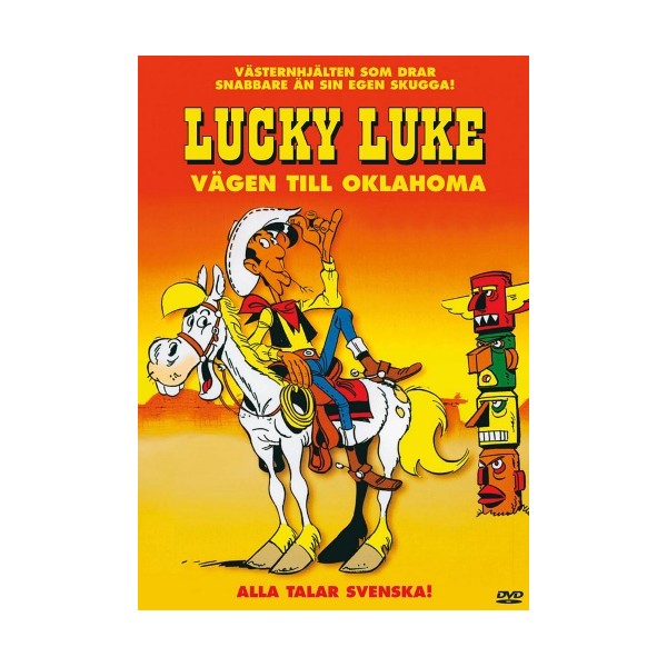 Omslag till Lucky Luke - Vägen till Oklahoma